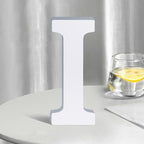White Wooden Letters 8 Inch for Wall Decor, Large Unfinished Wood Letters for by SETNDTS