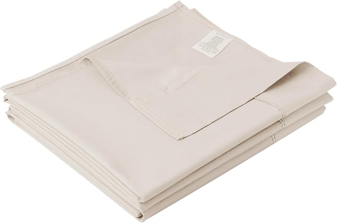 Cotton King Flat Sheet Only, 600 Thread Count 100% Egyptian Cotton Top Sheet by ZaizaiHome