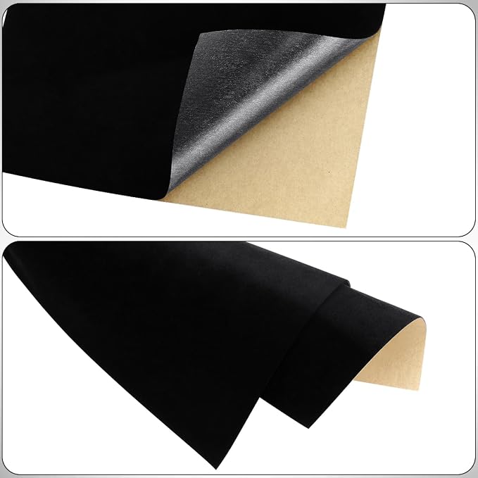 10 PCS Self Adhesive Felt Sheets, 8.3" x 11.8" Velvet Flock Backing Paper Liner - Image 4