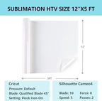 HTVRONT Sublimation HTV for Dark Fabric/Light Fabric - Image 5