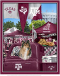 Texas A&M TAM Cotton Fabric Panel by SYKELENTERPRISES