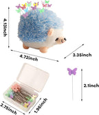 CICILIAYA Hedgehog Shape Pin Cushion, Cute Pincushions Sewing Kit Lovely Needle - Image 3