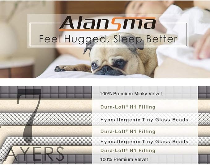 ALANSMA Reversible Weighted Blanket - Image 5