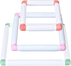 Janinka Embroidery Hoop 3 Pcs Cross Stitch Hoops and Frames White Rectangular by Janinka