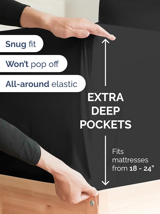 Extra Deep Cal King Fitted Sheet - Image 2