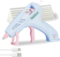 Cordless Hot Glue Gun with 30 Premium Glue Sticks, 90s Fast Heating, 2600mAh by DajiZynx