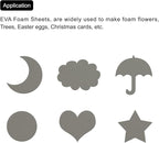 MECCANIXITY EVA Foam Sheets Light Grey 9.8 Inch x 9.8 Inch 3mm Thick Crafts - Image 5