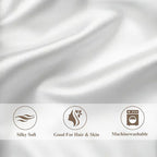 Standard Satin Pillowcase for Hair 2pc, Similar to Silk Pillow Cases, Easier - Image 5