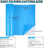 guangyintong Sky Blue Heat Transfer Vinyl HTV Rolls, Glossy Surface HTV Vinyl - Image 3