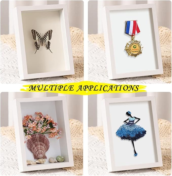 4x6 Small Shadow Box Frame Display Case, Display Case Box - Image 4