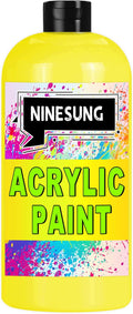 Yellow Acrylic Paint, 7 Fl Oz Paints by NINESUNG