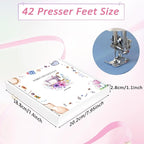 Presser Foot Set 42Pcs, Sewing Machine Presser Feet Kit Accessories - Image 7