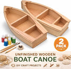 Unfinished Wooden Boat 2 Pack - Image 6