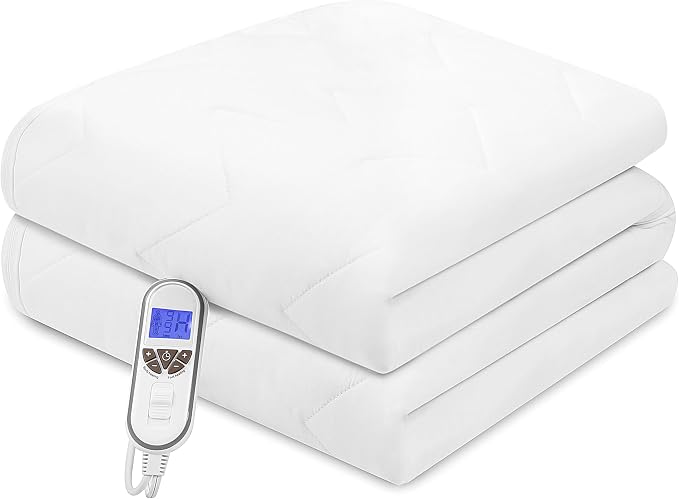 Bwarm Premium Multi-Zone Electric Heated Mattress Pad Twin XL Size, 9 Heat - Image 7
