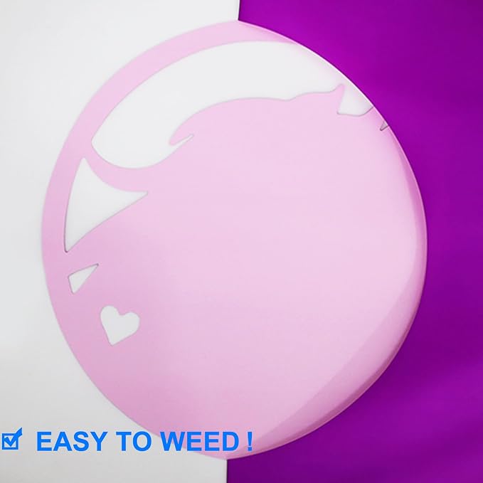 FUNKAKA Neon Purple Heat Transfer Vinyl HTV Rolls - Image 4