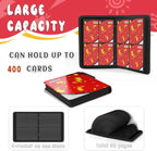 Trading Card Binder 4 Pocket, Card Binder 400 Pockets, Card Book Holder Cards - Image 4