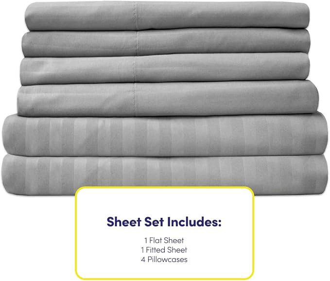 Dobby Stripe Queen Sheets - Image 4