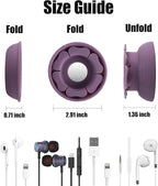MAIRUI Wired Earbud Case Earphone Headphone Cord Organizer Earbuds Wrap Soft - Image 3