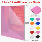 Mirror Acrylic Sheets 1/8 ” Thick - Image 2