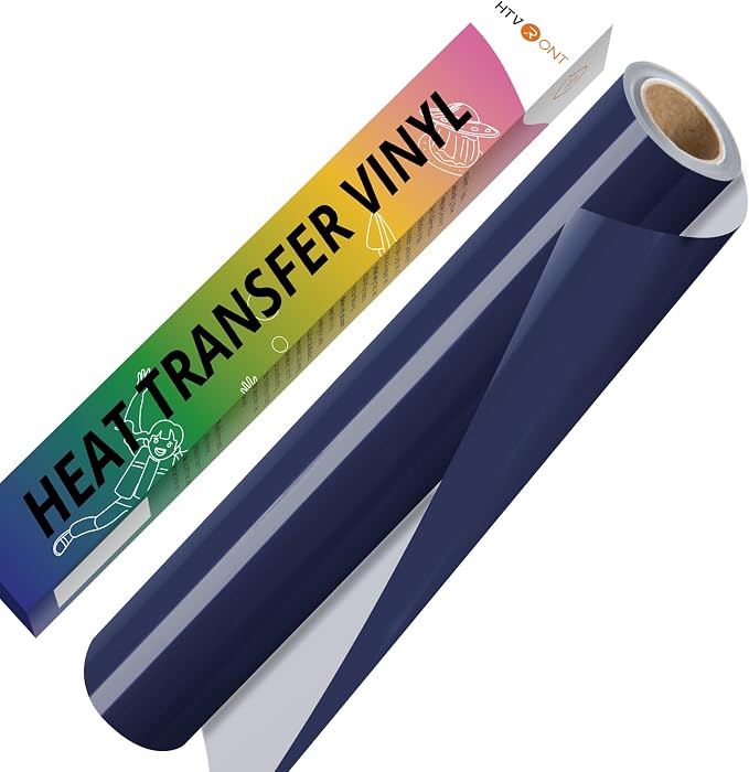HTVRONT Navy Blue HTV Vinyl Roll by HTVRONT