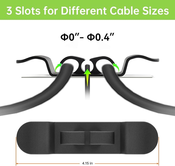Daisyhome 6PCS Cord Organizer for Appliances, Upgraded Appliance Cord Wrap | - Image 5