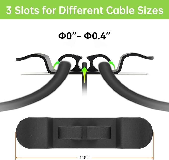 Daisyhome 12PCS Cord Organizer for Appliances, Upgraded Appliance Cord Wrap | - Image 5