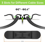 Daisyhome 12PCS Cord Organizer for Appliances, Upgraded Appliance Cord Wrap | - Image 5