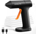Cordless Hot Glue Gun with 10pcs Glue Sticks, 30s Fast Heating, 2000mAh by STEELITE
