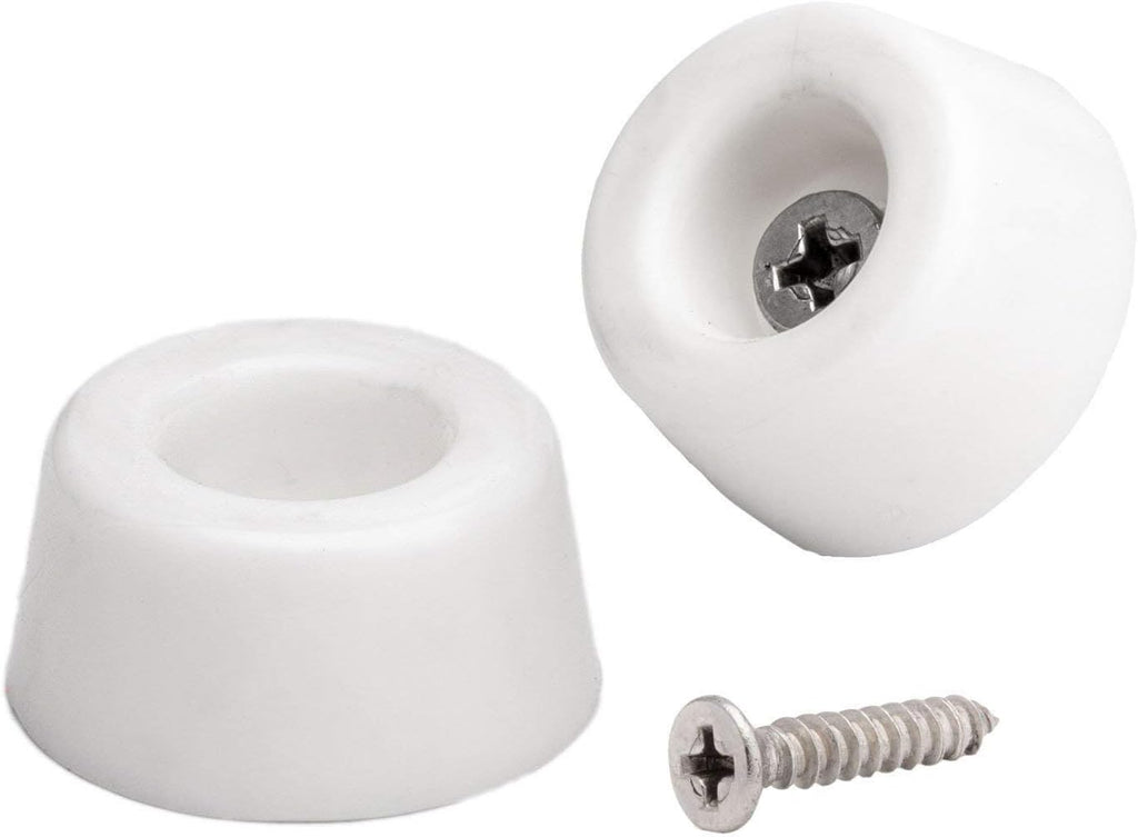 20pcs Round Furniture Pads,ULIFESTAR Furniture Feet Glides Sliders Carpet Saver Hardwood Floor Protectors Surface Protection for Chair Leg Caps Non Slip Furniture Grippers (White)