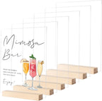 8x10 Inch Clear Acrylic Sign by JINMURY