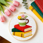 INFUNLY Books Flowers Punch Needle Kit - Image 7