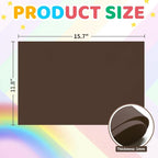 biguphate 20 Pack Brown EVA Foam Sheets, 15.7 x 11.8 in, 1MM Thick Foam Paper - Image 2