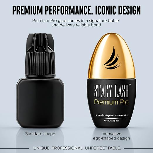 STACY LASH Premium Pro Eyelash Extension Glue 5ml 0.17 fl. oz./ Upgraded Low - Image 2