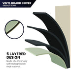 Pacific Arc Vinyl Board Cover. Self Healing and Stain Resistant Green/Ivory - Image 6
