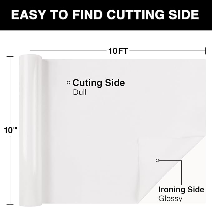 TORC White Puff 3D HTV Vinyl Heat Transfer, Silhouette | Easy Cut & Weed - Image 3