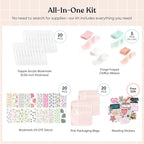 YOPPIX 6x2” Acrylic Bookmark Blanks- 20 Set Bookmark Making Kit - Image 3