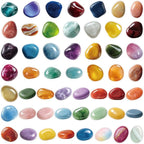 50Pcs Transparent Pebble Stickers - Image 3