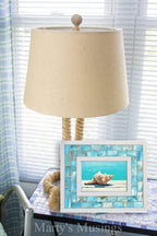 Beach Theme Picture Frame, 3.5x5 inch, Mother of Pearl, Tabletop or Wall - Image 6