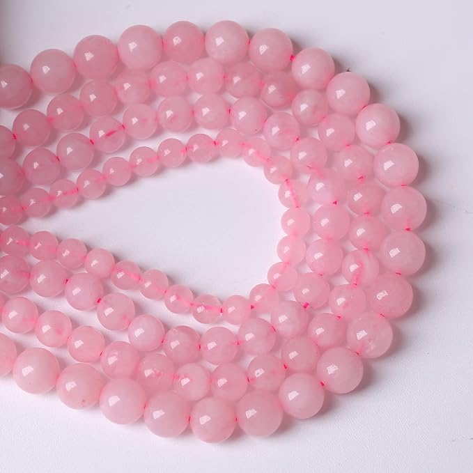 Rose Pink Quartz Beads - Image 3