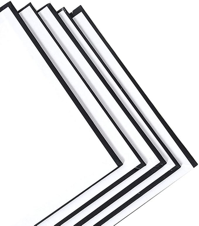 CONDA Black Canvases for Painting, Canvas Panels 8x10 inch, 100% Cotton - Image 3