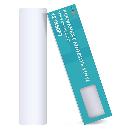 HTVRONT White Permanent Vinyl by HTVRONT