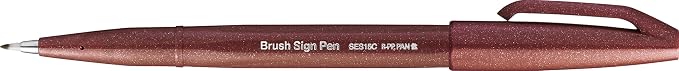 Pentel Fude Touch Sign Pen, Felt Pen Like Brush Stroke by PentelofAmerica