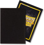 5 Packs Dragon Shield Matte Black Standard Size 100 ct Card Sleeves Value - Image 5