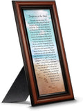 Footprints in the Sand Inspirational Wall Art, Beach Decor, Christian Gifts by CROSSROADSHOMEDECOR