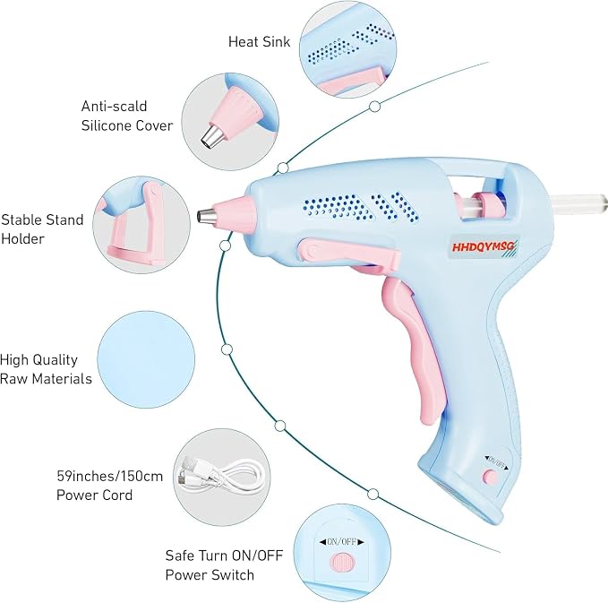 Cordless Hot Glue Gun, 20W Hot Glue Gun - Image 5