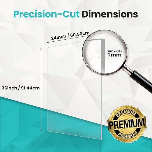 24"x36", Flexible PET Plexiglass Sheets | Transparent, shatter-resistant - Image 5
