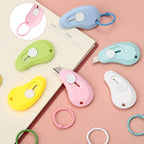 6 Pieces Mini Keychain Box Cutter Small Cute Utility Knife Box Cutter - Image 4