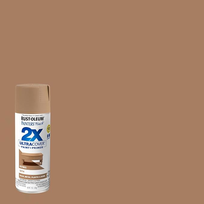 Rust-Oleum 334076 Painter's Touch 2X Ultra Cover Spray Paint, 12 oz, Satin - Image 2