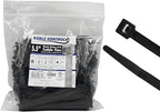 Kable Kontrol Cable Zip Ties 1000 Pcs 5.5 Inch Black, 18 Lbs Tensile Strength by KABLEKONTROL%C2%AE