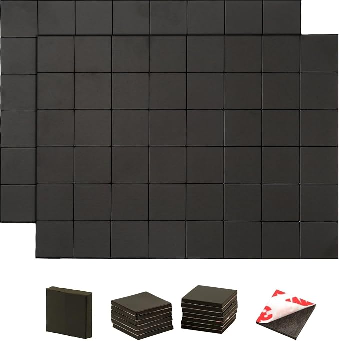 Adhesive Magnets Each 3/4" x 3/4", Office Essentials Supplies to Make Things by CHUNNIAOUSMARKET
